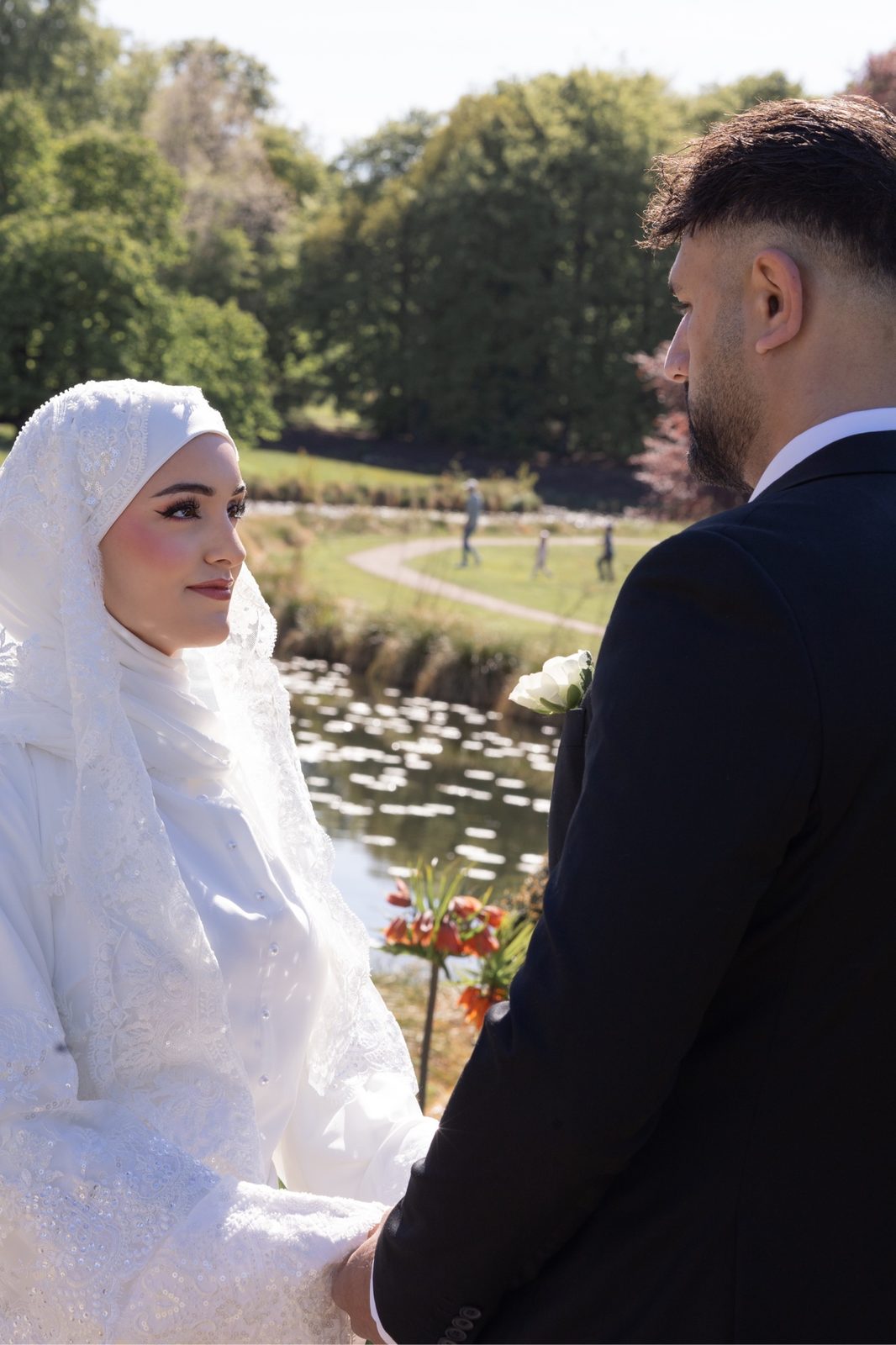 Prewedding portrait photographed by Kamar photography